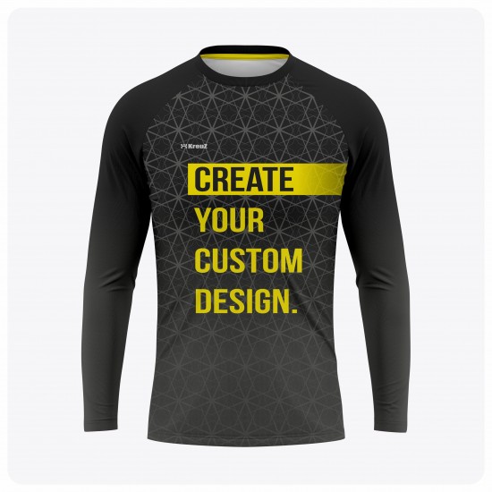 Men's Reglan Long Sleeve  T-Shirt - Full Custom Pro