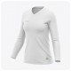 Woman Long Sleeve V-Neck Recycled T-Shirt 